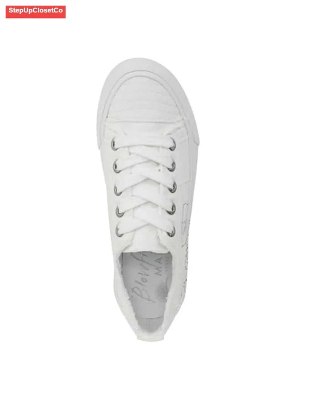 Women's Platform Canvas Sneakers Lace-up Low-top Floral Embellished